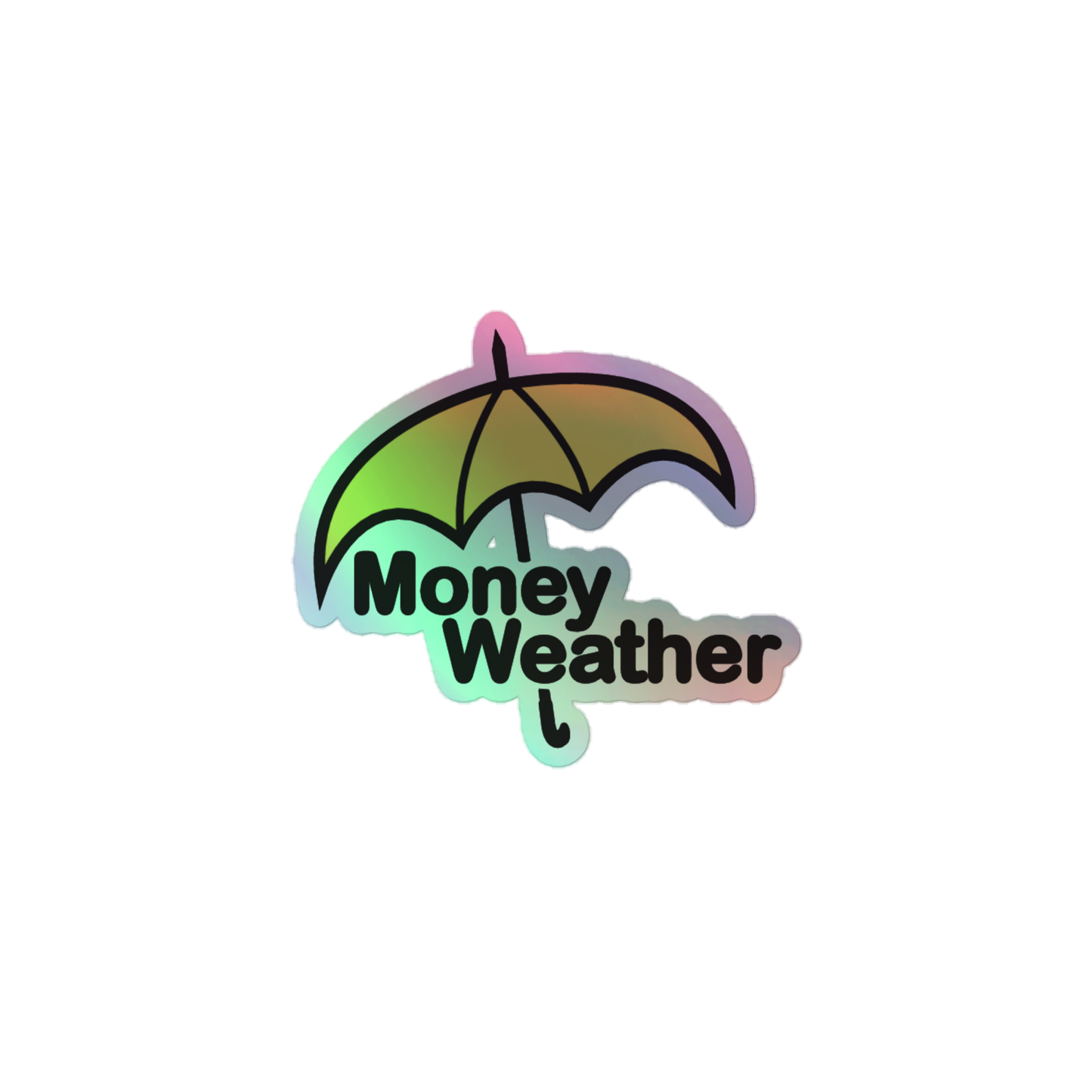 Money Weather Holographic stickers