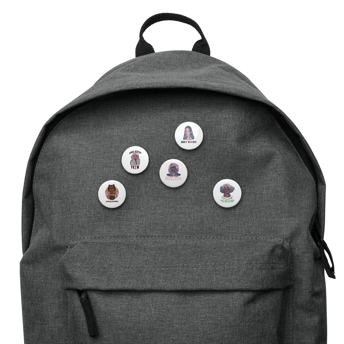 Exclusive Navy Blu Set of pin buttons