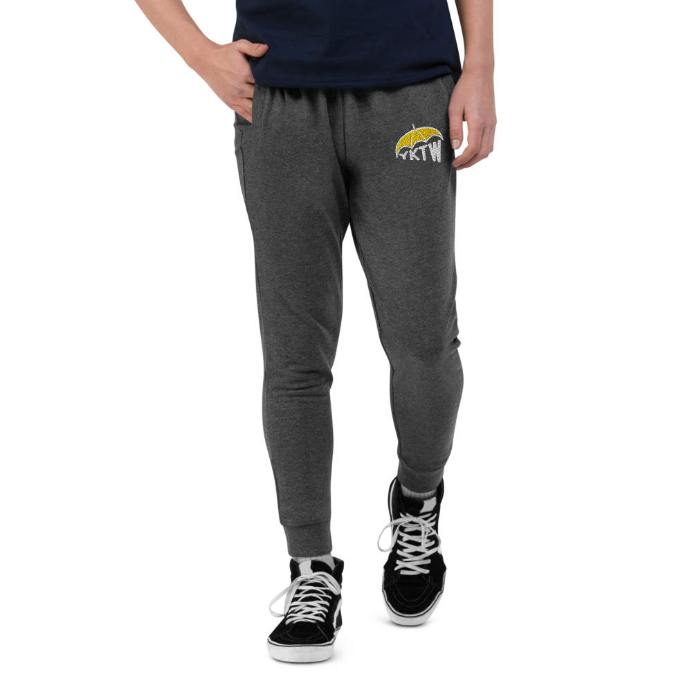 Embroidered Unisex Skinny Joggers