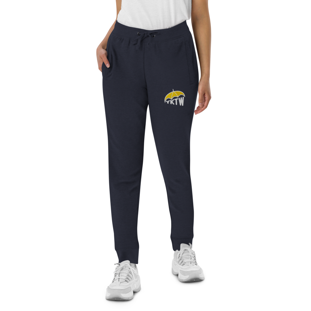 Embroidered Unisex Skinny Joggers