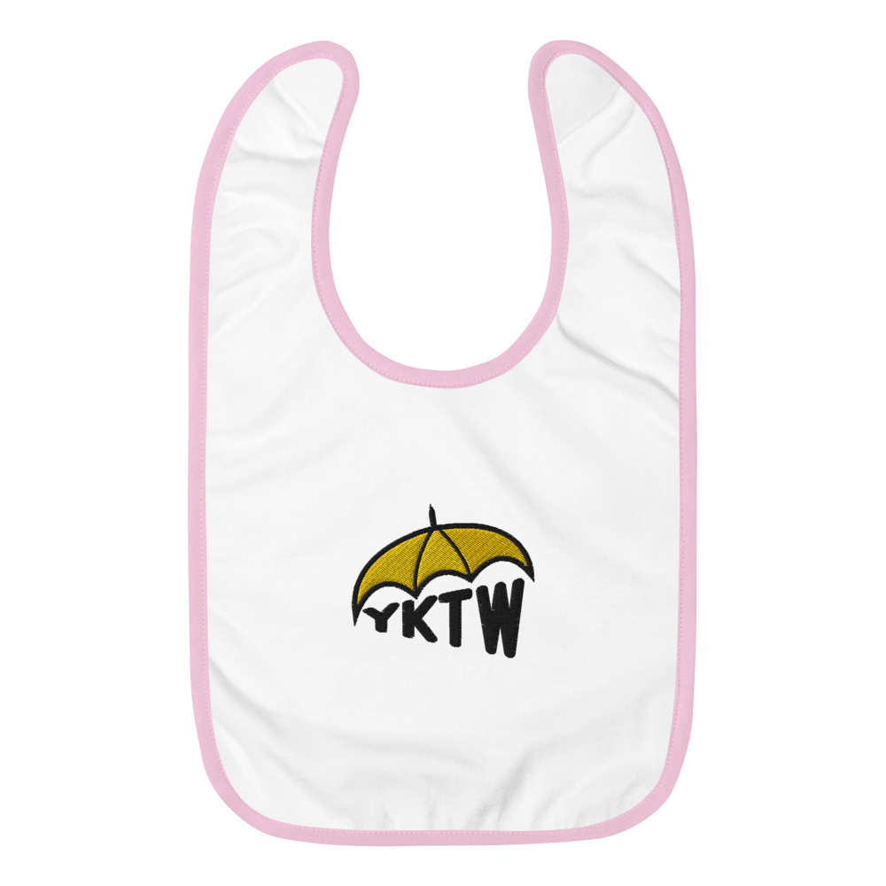 YKTW Embroidered Baby Bib