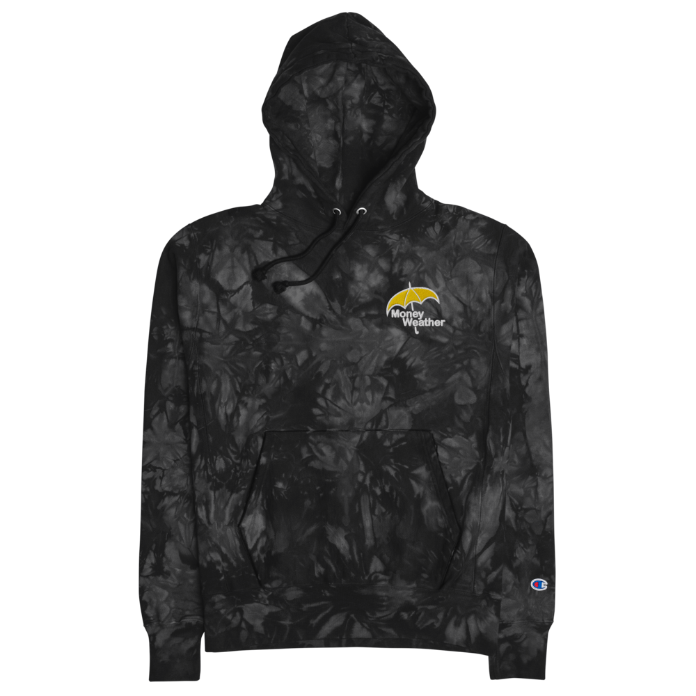 Embroidered Unisex Champion tie-dye hoodie