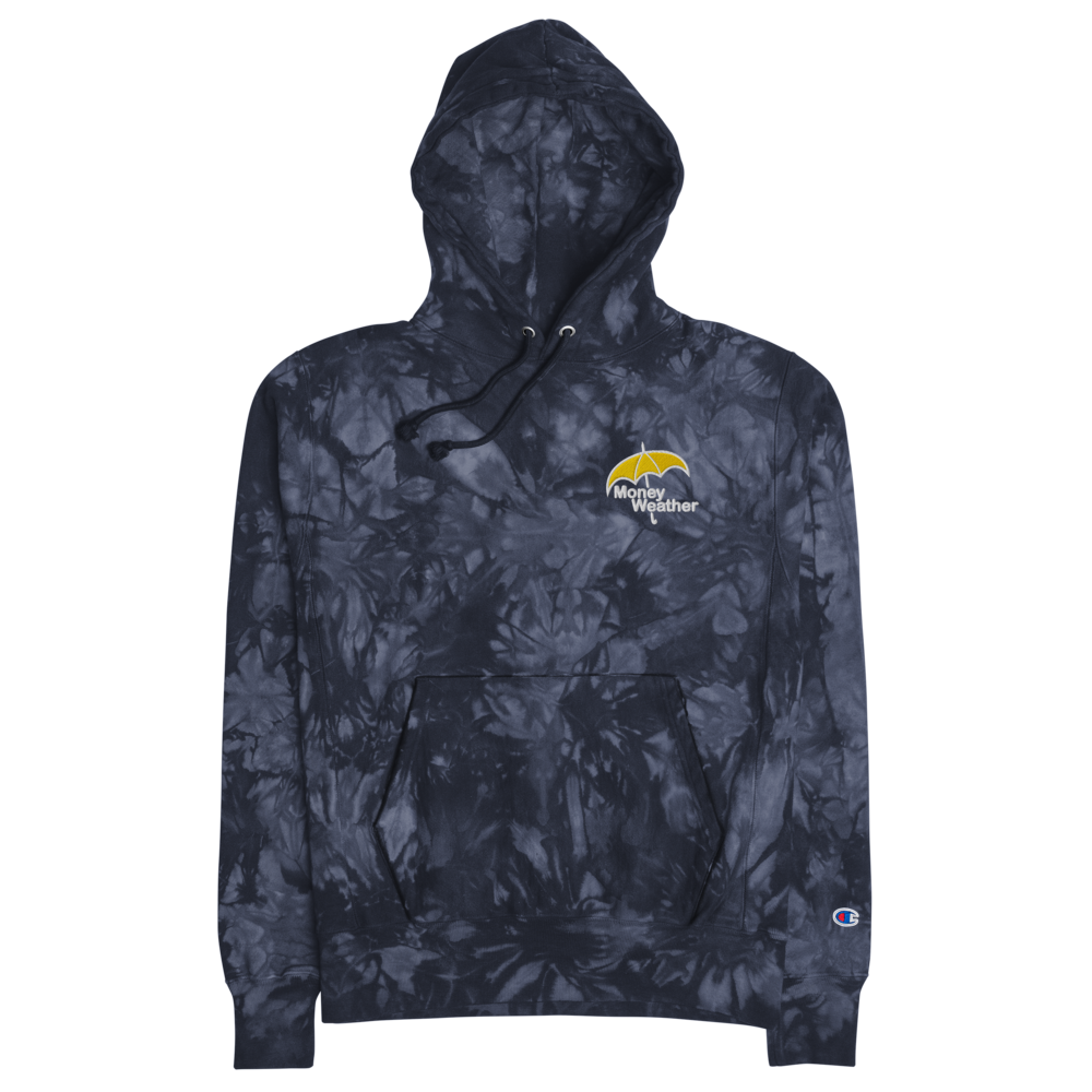 Embroidered Unisex Champion tie-dye hoodie