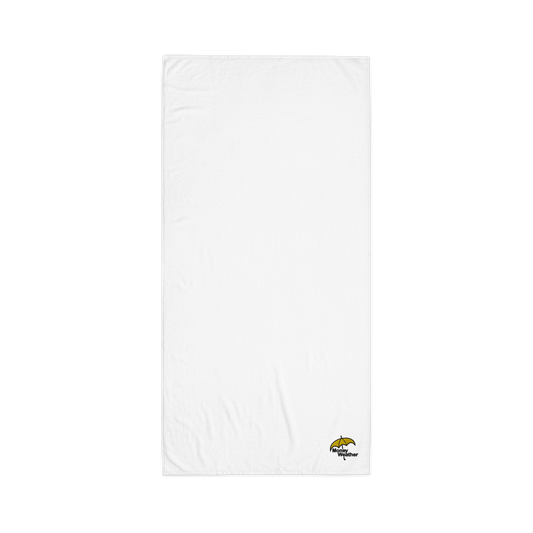 Embroidered Turkish cotton towel